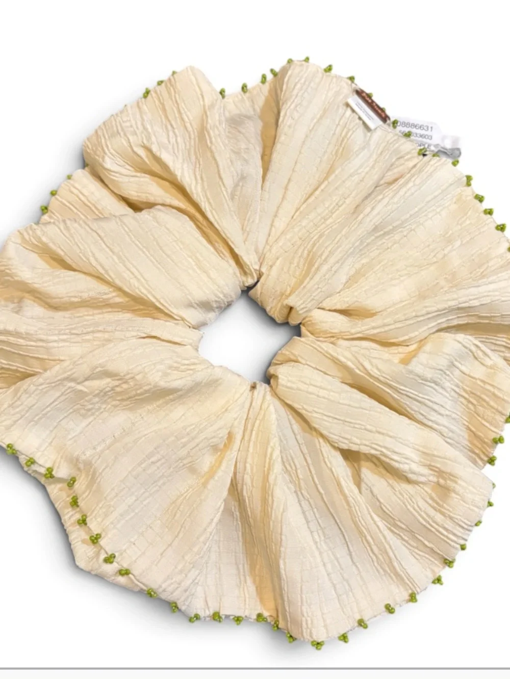 Free People Calypso Beaded Trim Scrunchie NWT